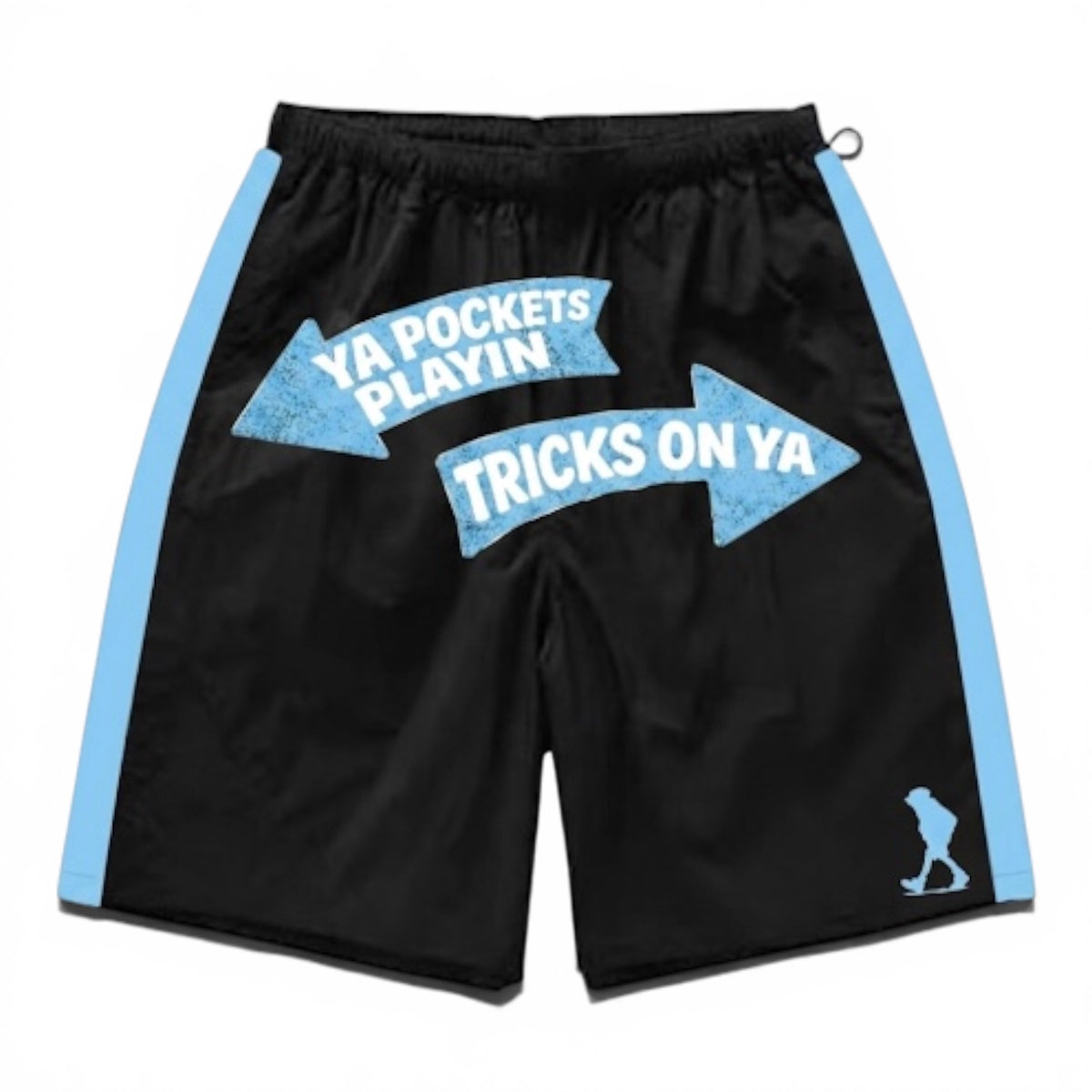 Black and blue KS shorts ￼