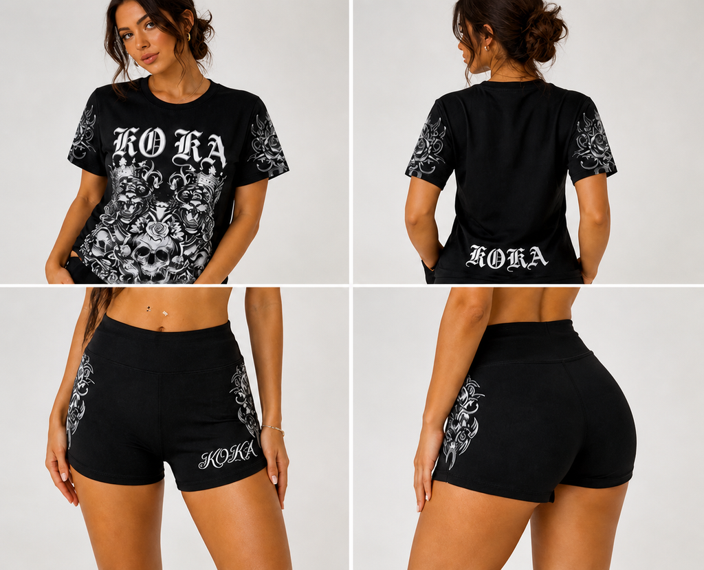 women’s lounge set ‘Black’
