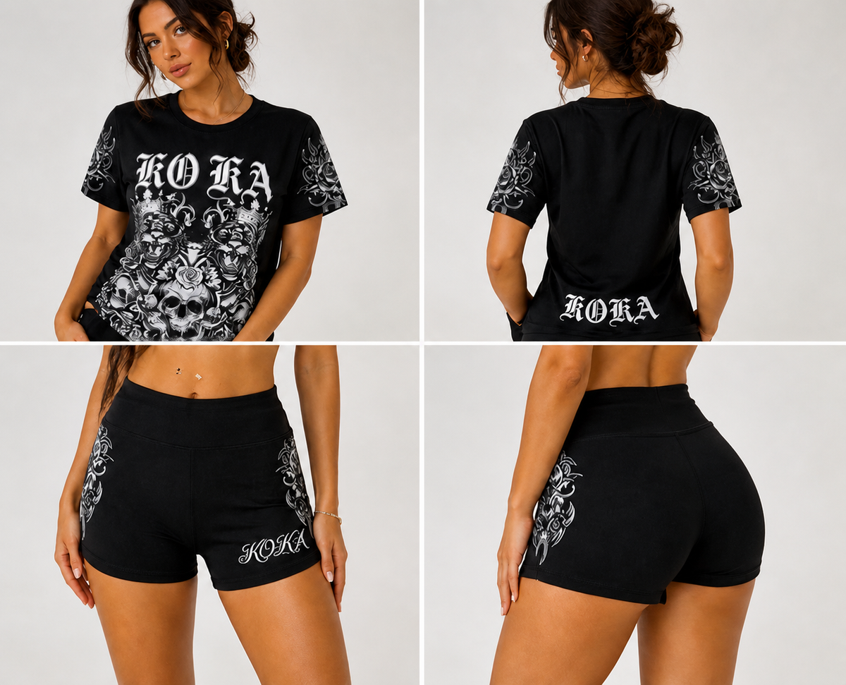 women’s lounge set ‘Black’