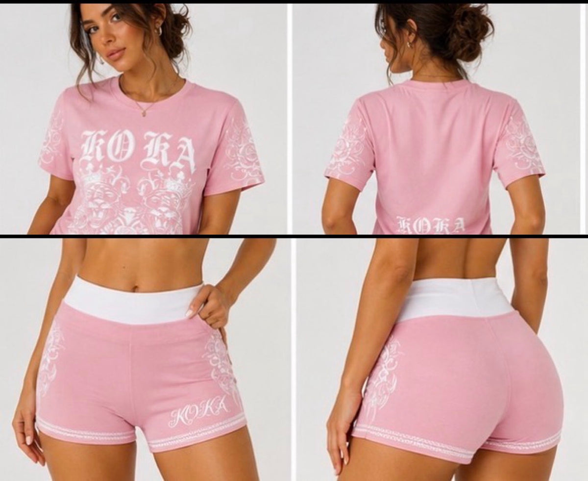 women’s lounge set ‘pink’